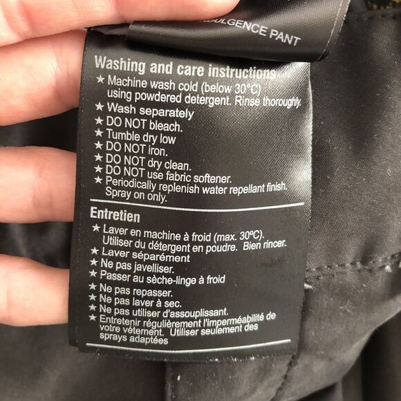 Burton Indulgence Pants Womens Large Black Dryride Thigh Vents Boot Cover Skiing - Picture 12 of 15